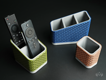 Asanoha Remote Control Holder (1/2/3 Slots)