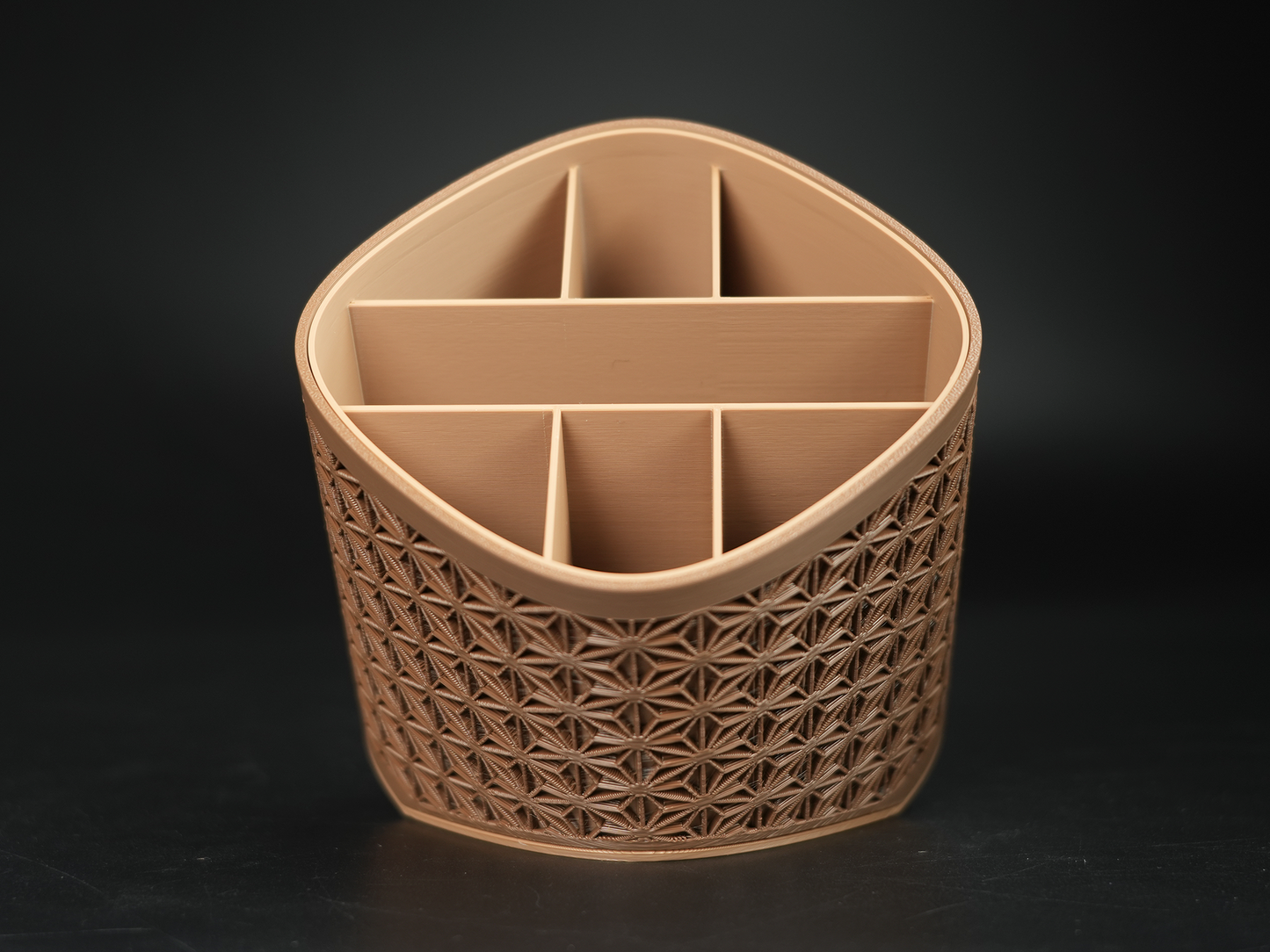 Asanoha Superellipse Pen Holder