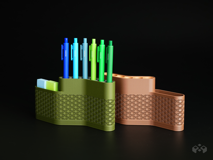 Waveform Pen Holder – Desk Organizer with Slot