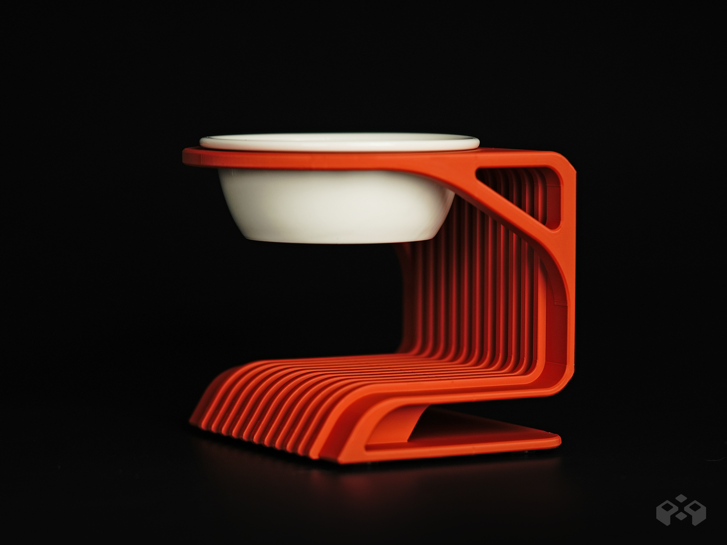 Elevated Pet Bowl Riser - Modern Feeding Stand for Cats & Small Dogs