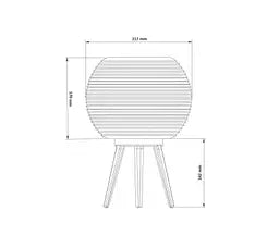 Lumen Lamp | Orb Table Lamp Body
