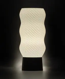 Ripple Lamp | Wavy Textured Table Lamp
