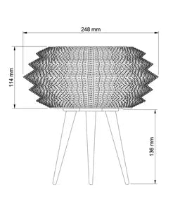 Weave Lamp | Patterned Mesh Light Accent