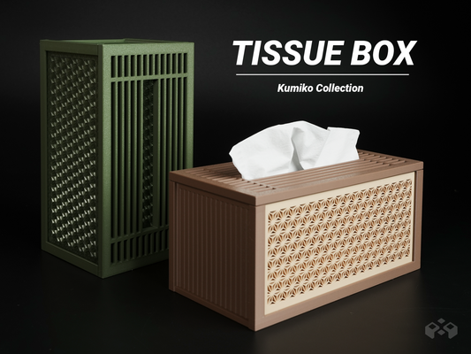 Asanoha Tissue Dispenser – Rectangular