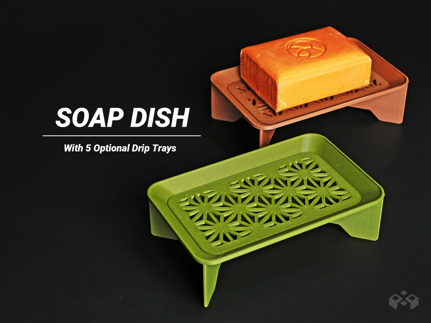 Kumiko Modular Soap Dish & Drip Tray Set