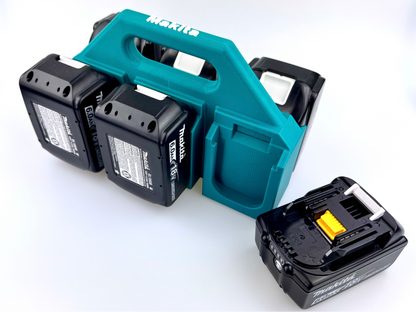 Battery Caddy to Suit Makita 18V Batteries – 6-Slot Workshop Organizer