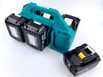 Battery Caddy to Suit Makita 18V Batteries – 6-Slot Workshop Organizer