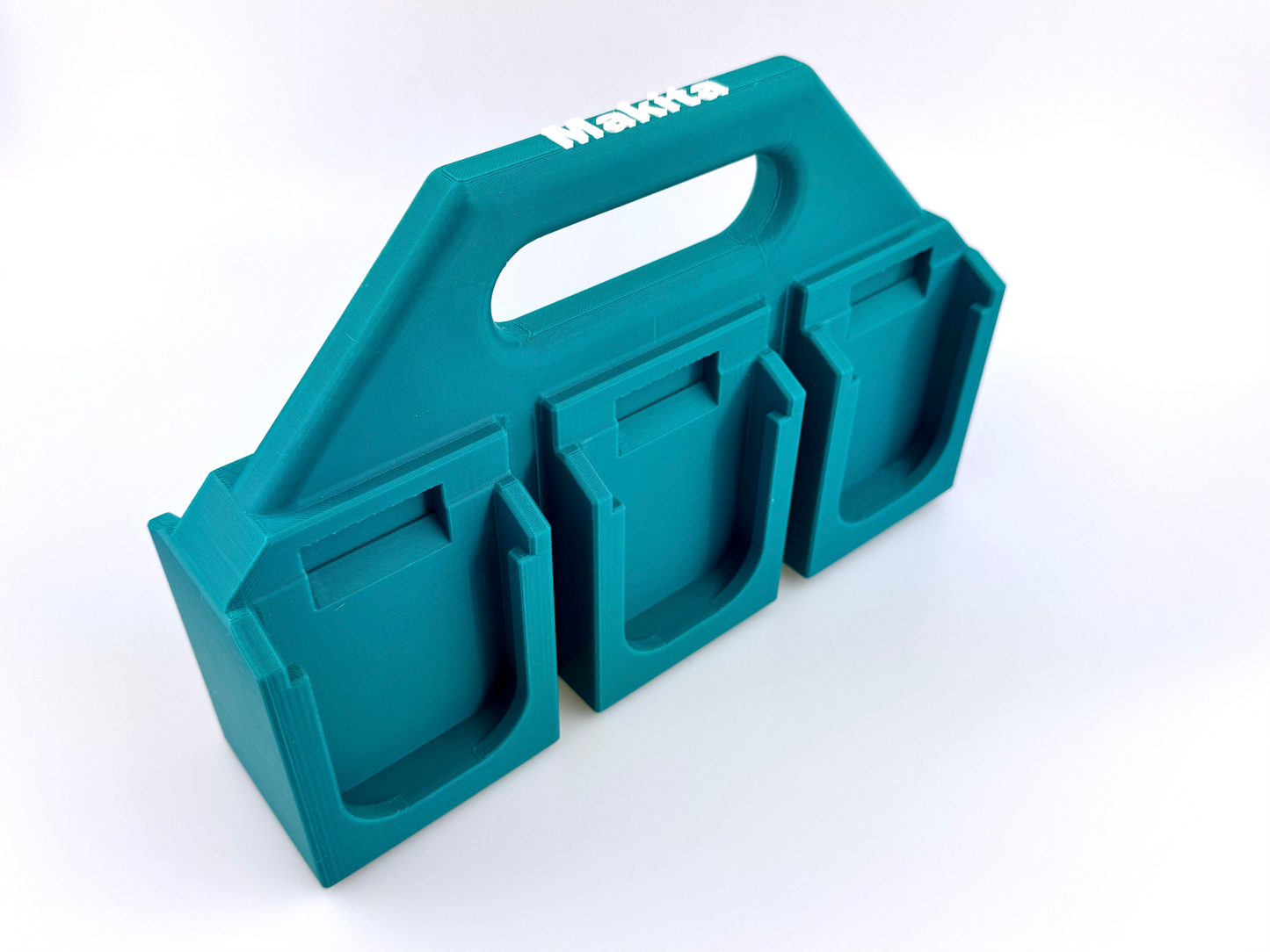 Battery Caddy to Suit Makita 18V Batteries – 6-Slot Workshop Organizer