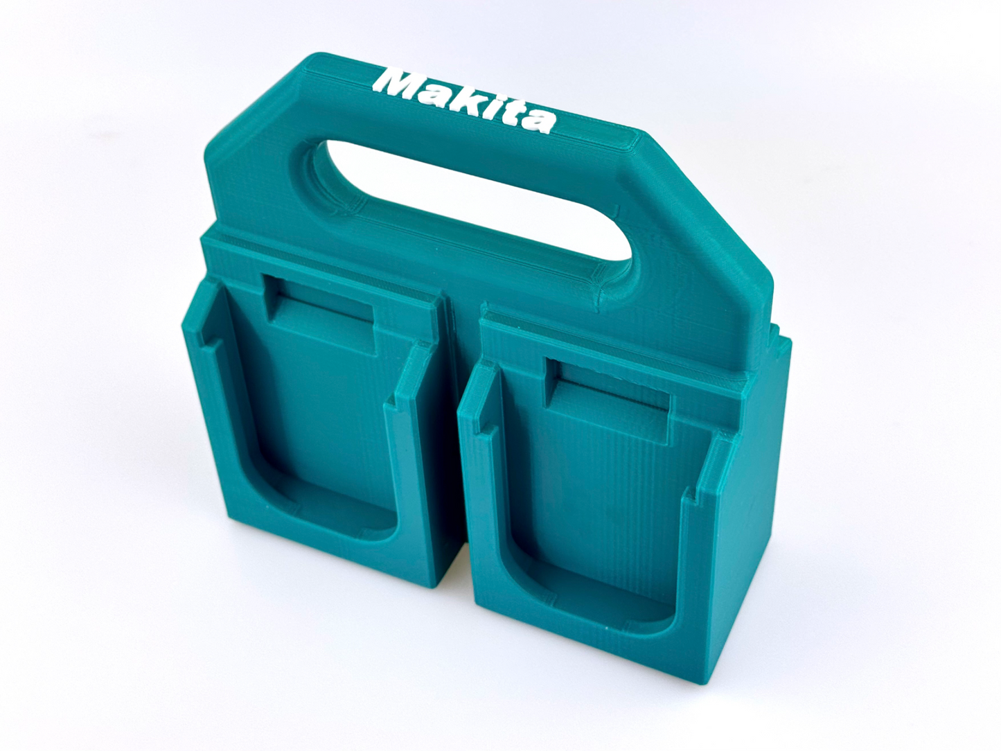 Battery Caddy to Suit Makita 18V Batteries – 4-Slot Workshop Organizer