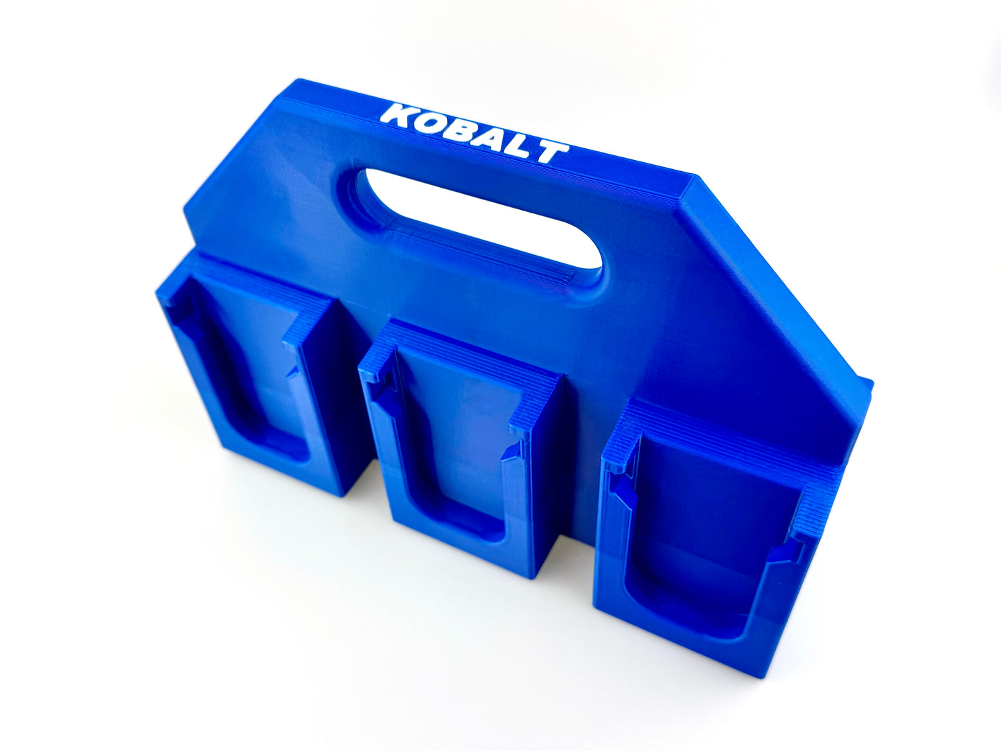 Battery Caddy to Suit Kobalt 24V Batteries – 6-Slot Workshop Organizer