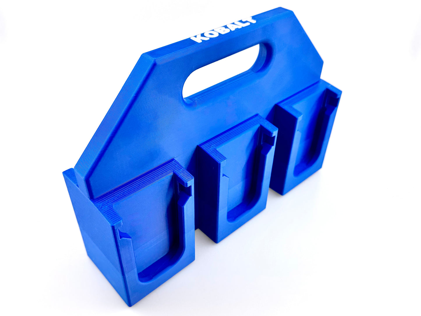 Battery Caddy to Suit Kobalt 24V Batteries – 6-Slot Workshop Organizer