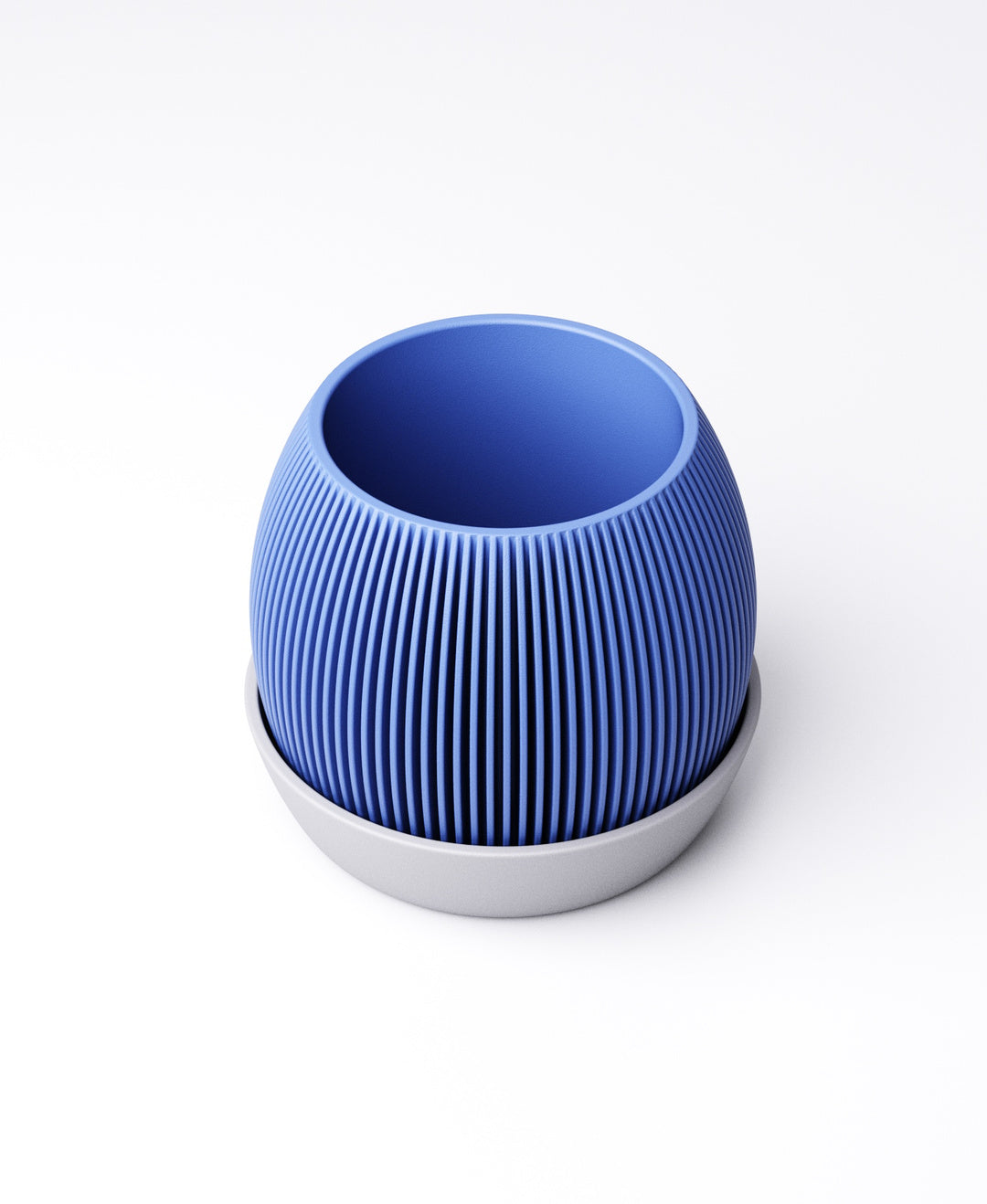 Fin Planter Type 2 with Drip Tray | 10 x 10 x 8 cm