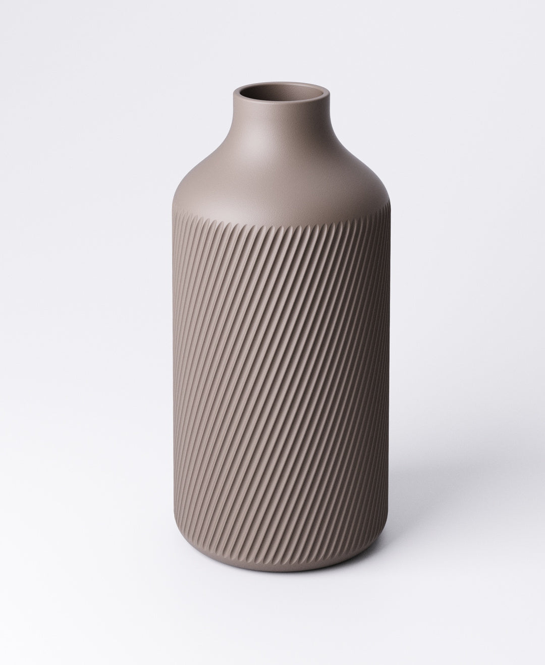 Bottle Vase – Straight Rib | 10×10×20 cm