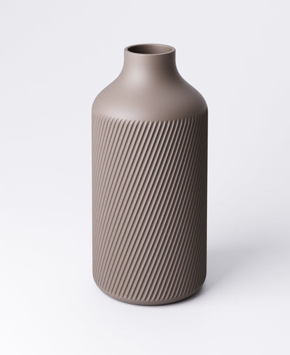 Bottle Vase – Straight Rib | 10×10×20 cm