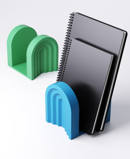 Arch Notebook Holder | Modern Workspace Accessory