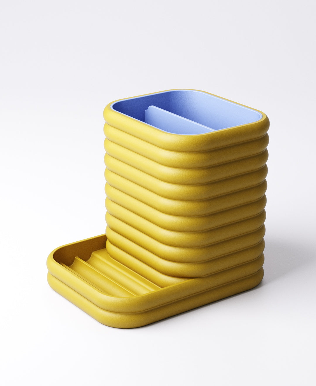 Phone Holder Desk Organiser – Complete Set with 3 Inserts | Modern Workspace Storage