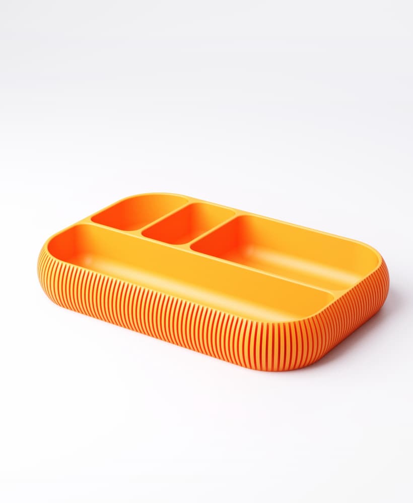 Desk Tray Type 2 | Minimalist Organizer for Keys, Wallet & Tech