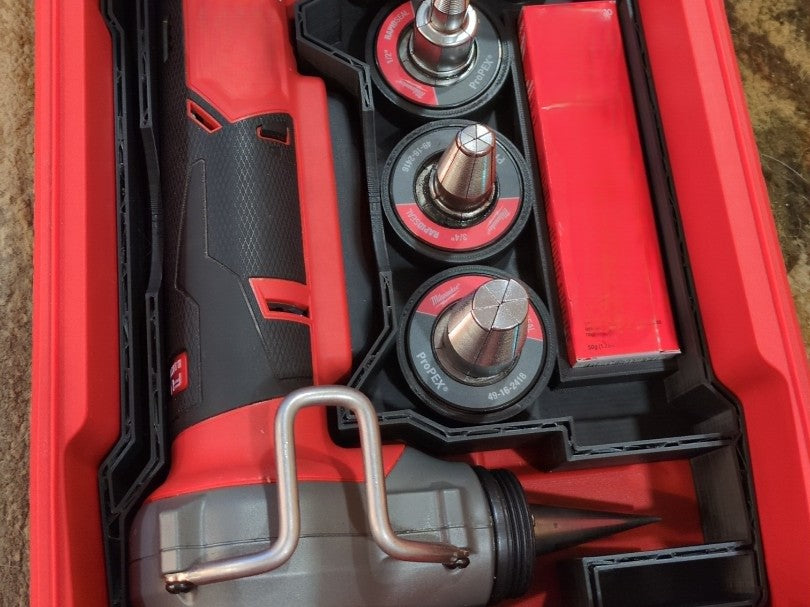 Packout Insert to Suit Milwaukee M12 ProPEX Expander 2532-20 & M12HPT-0 – Fits Packout 48-22-8435 – Insert Only