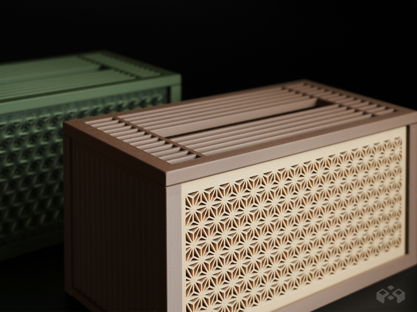 Asanoha Tissue Dispenser – Rectangular