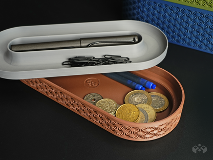 Modular Traycase Desktop Organizer – 3 Heights Set