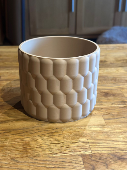 Helix Cell Planter - Modern Sculptural Indoor Planter with Textured Design