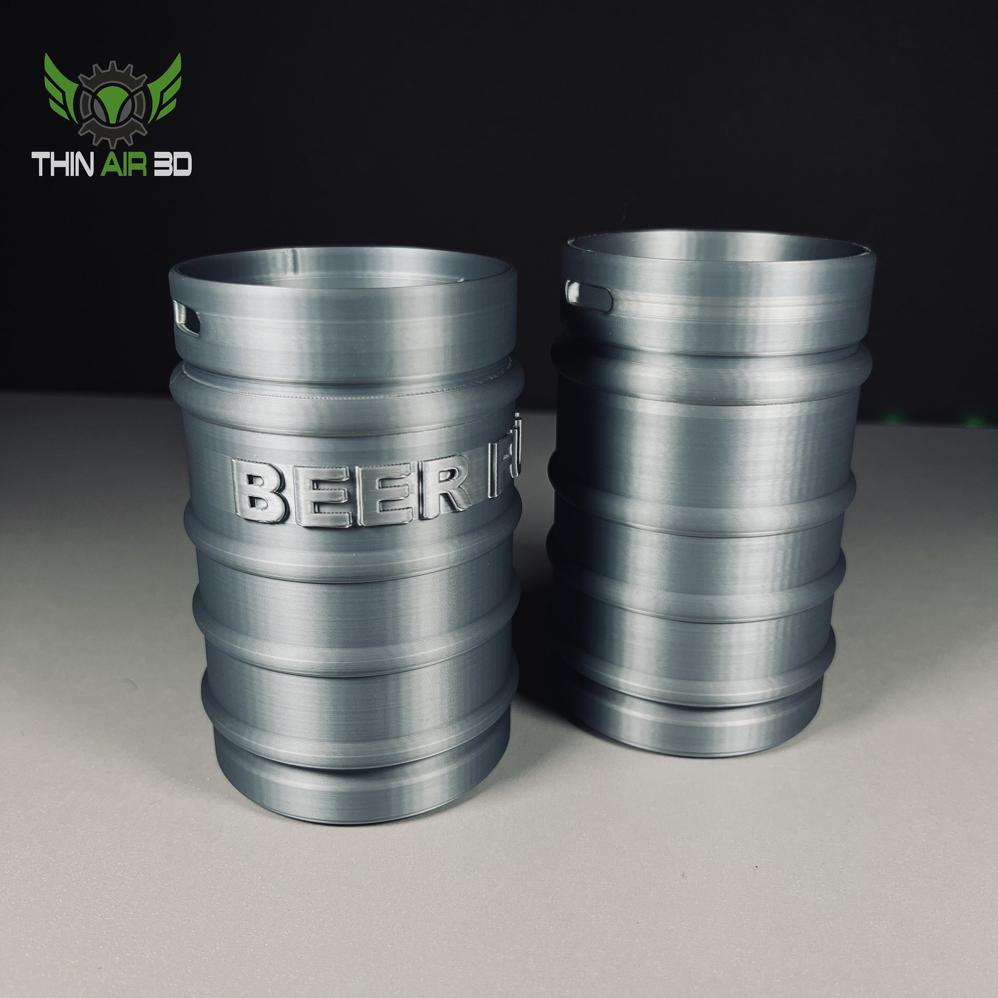 3D Printed Beer Keg Bank – Eco-Friendly PLA, Customizable Size