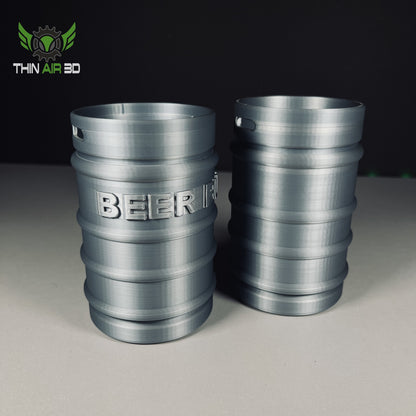 3D Printed Beer Keg Bank – Eco-Friendly PLA, Customizable Size