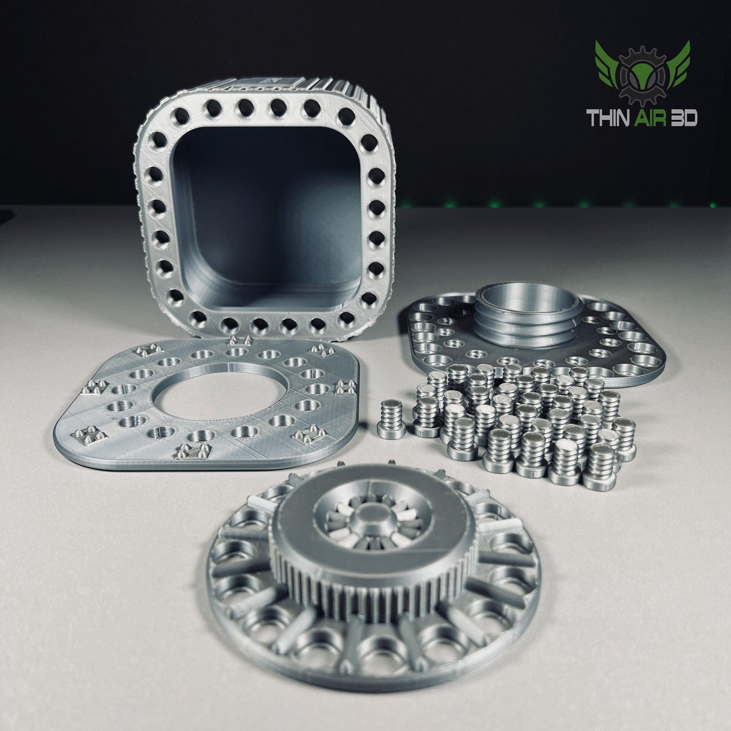 The Really Annoying Piggy (Vault) Bank - 40 Screws -  - Games & Puzzles - the-really-annoying-piggy-vault-bank-40-screws - 3d print, annoying, birthday, christmas, frustrating, games, gift, gift card, present, puzzle, screws, valentines, xmas -