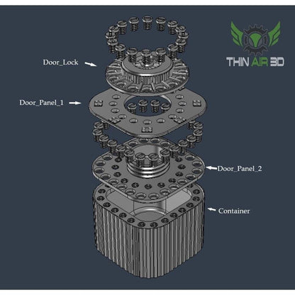 The Ultimate 3D Printed Vault Piggy Bank with 40 Screw Challenge