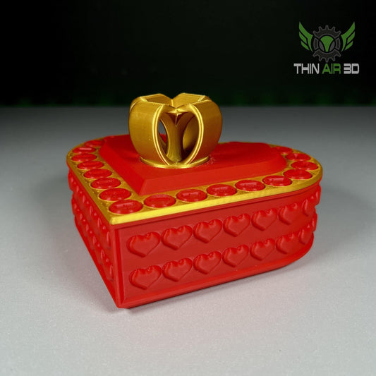 The Heartfelt Challenge Puzzle Box - 25 Screws Inside