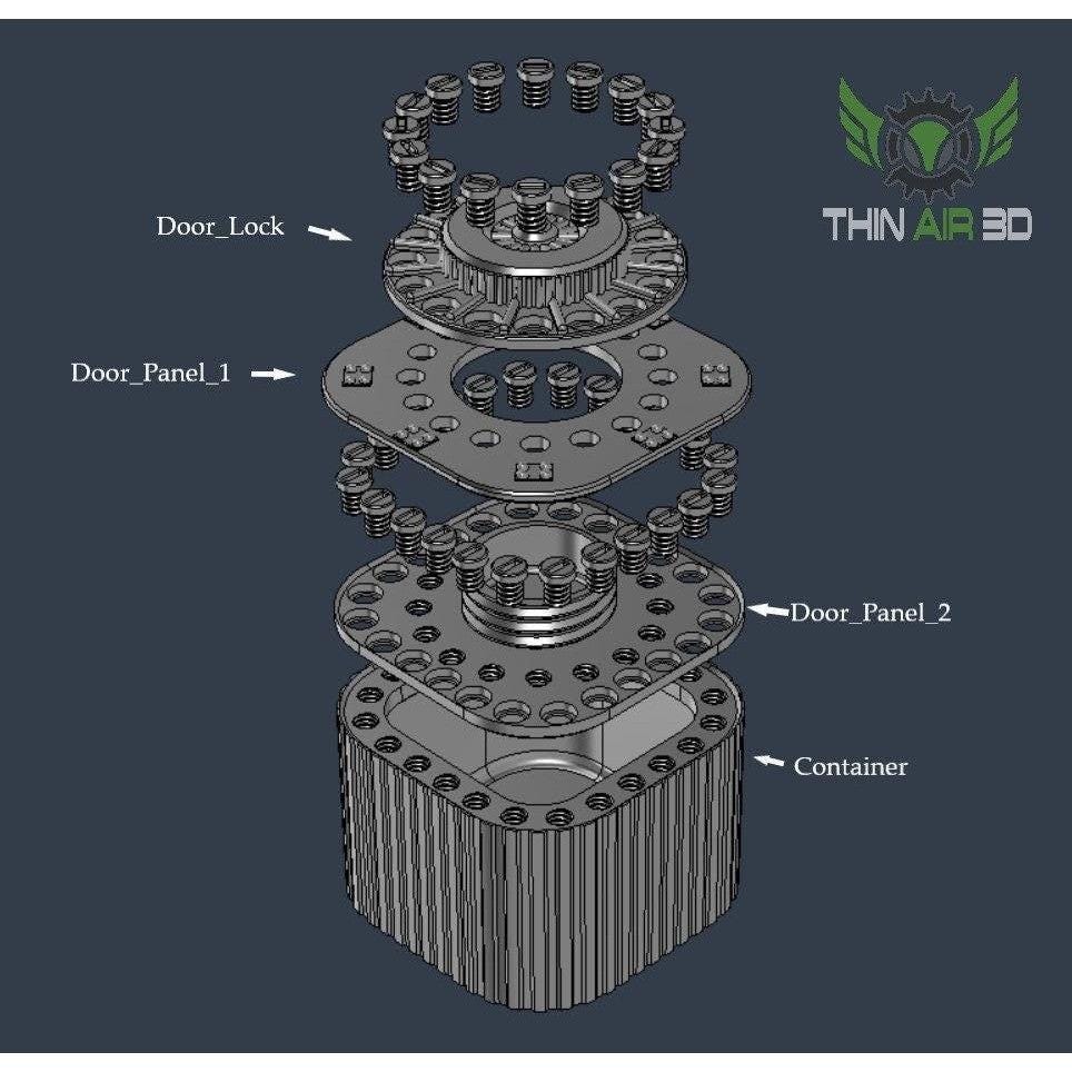 The Really Annoying Piggy (Vault) Bank - 40 Screws -  - Games & Puzzles - the-really-annoying-piggy-vault-bank-40-screws - 3d print, annoying, birthday, christmas, frustrating, games, gift, gift card, present, puzzle, screws, valentines, xmas -