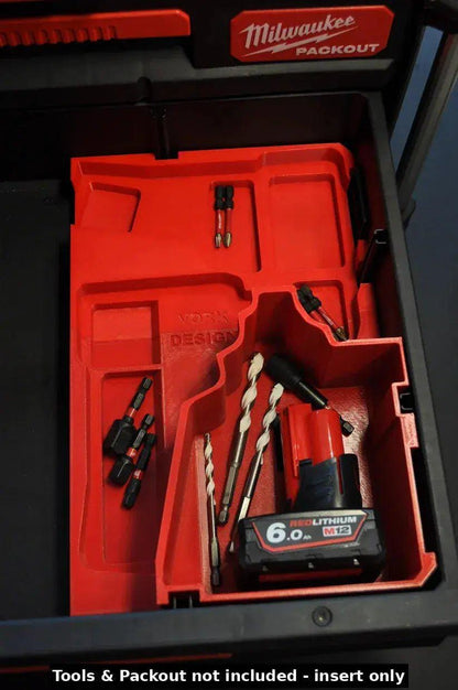 M12 FUEL Drill Impact Driver Combo Set GEN 3 Power Tools Insert for Professionals & DIY Enthusiasts