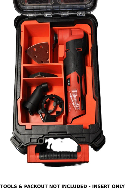 Milwaukee Packout Insert to suit M12 Fuel Oscillating Multi-Tool – USA 2526-20 / AUS/UK M12FMT
