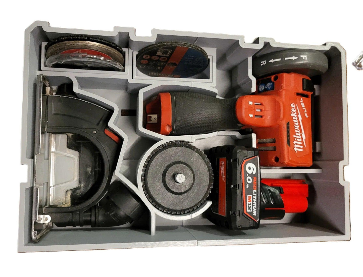 Milwaukee Packout Insert to suit M12 Cutoff Tool – USA 2522-20 / AUS/UK M12FCOT Fits 2 & 3-Drawer Packout Systems