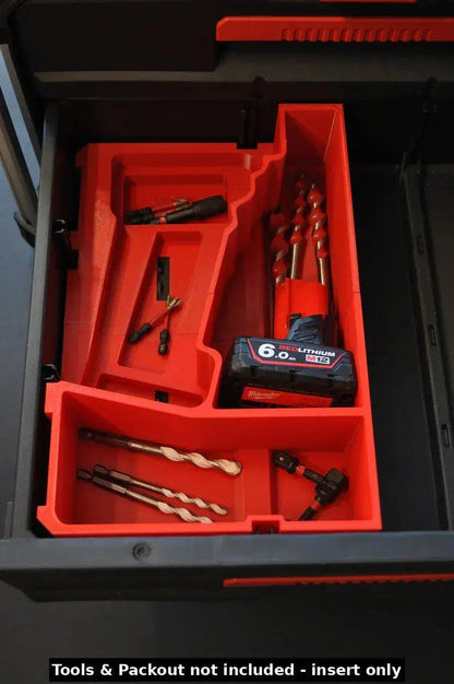 Milwaukee Packout Insert to suit M12 Fuel Impact Driver Gen 3 – USA 3453-20 / AUS/UK M12FID3