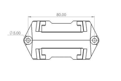 M18 Dual Battery Holder – Compatible with Milwaukee M18 Batteries | Secure, Wall-Mountable Organizer for Power Tool Batteries