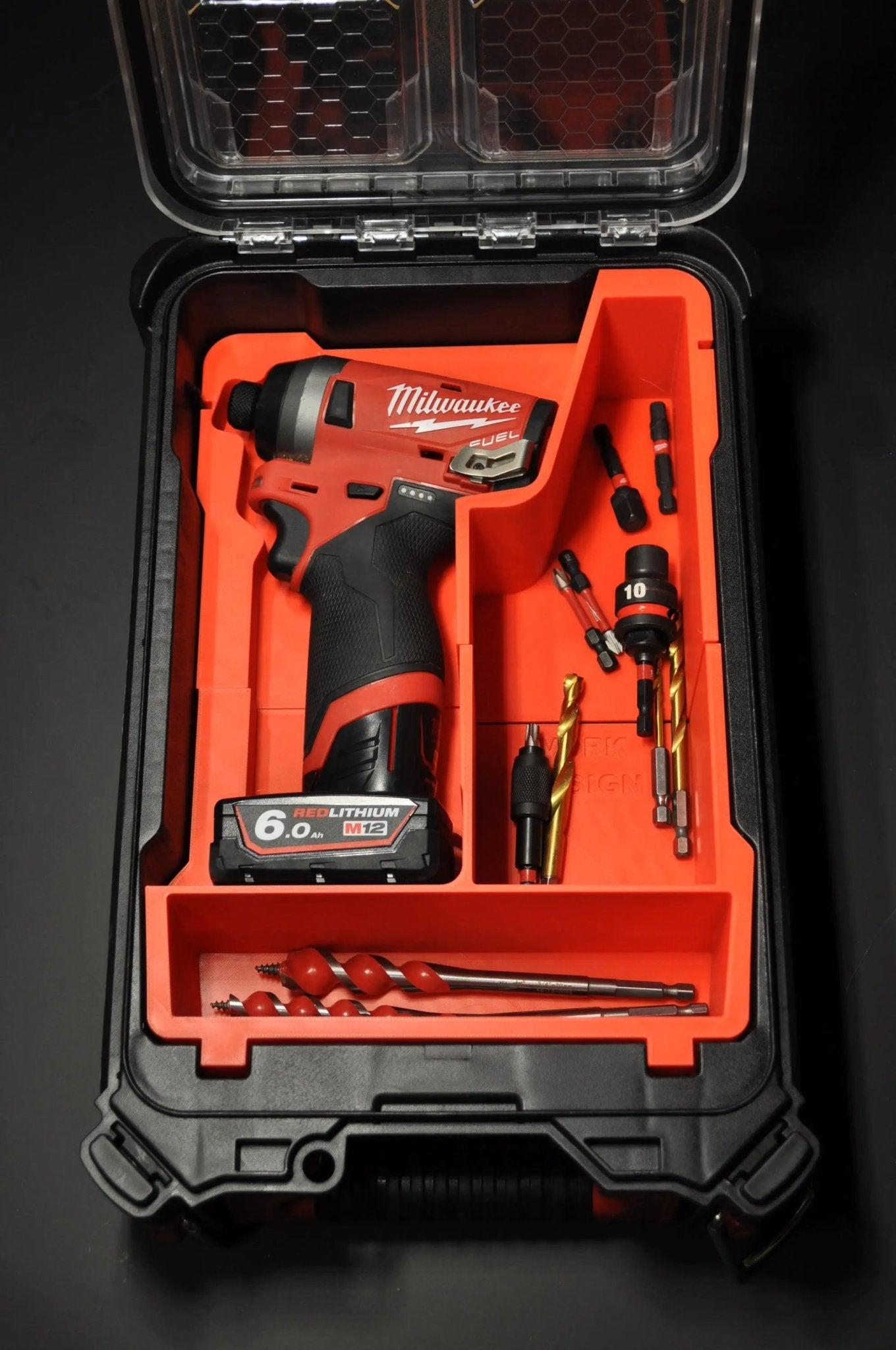 Milwaukee Packout Insert to suit M12 Fuel Impact Driver Gen 2 – USA 2553-20 / AUS/UK M12FID2