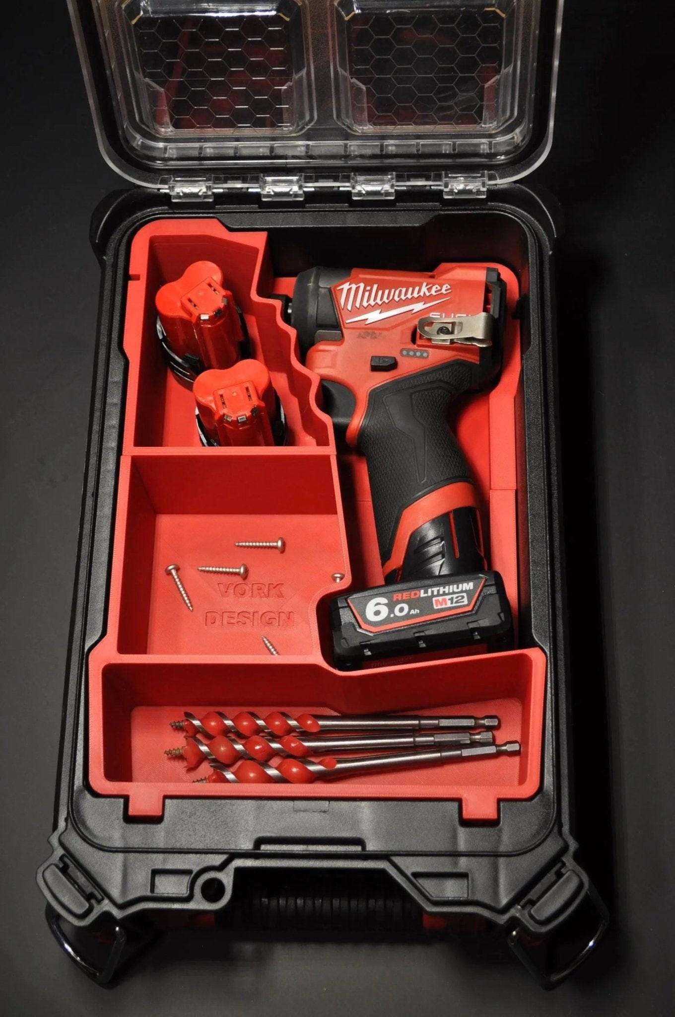 Milwaukee Packout Insert to suit M12 Fuel Impact Driver Gen 3 – USA 2553-20 / AUS/UK M12FID