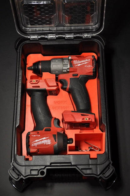 Milwaukee Packout Insert to suit M18 Fuel Drill and Impact Driver Combo Gen 4 – USA 2904-20 2853-20 / AUS/UK M18FPD3 & M18FID3