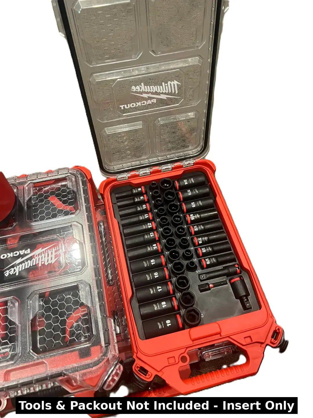 Milwaukee Packout Insert to suit 43-Piece 3/8" Impact Socket Set – USA 48-22-9481 / AUS/UK 48-22-9481
