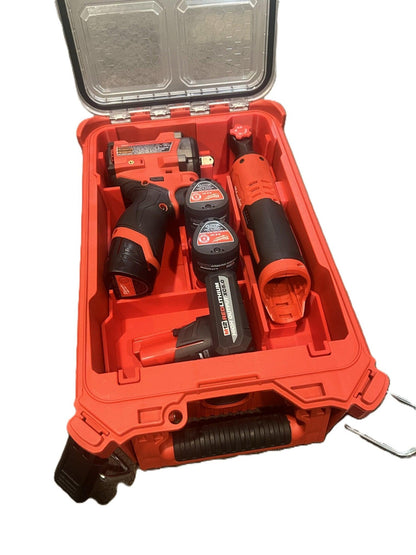 Milwaukee Packout Insert to suit M12 Gen 2 Impact Wrench & Ratchet – USA 2554-20 2557-20 / AUS/UK M12FIW38 M12FIR38