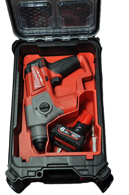 Milwaukee Packout Insert to suit M12 Fuel SDS Plus Rotary Hammer – USA 2416-20 / Aus/UK M12CH suit 48228435
