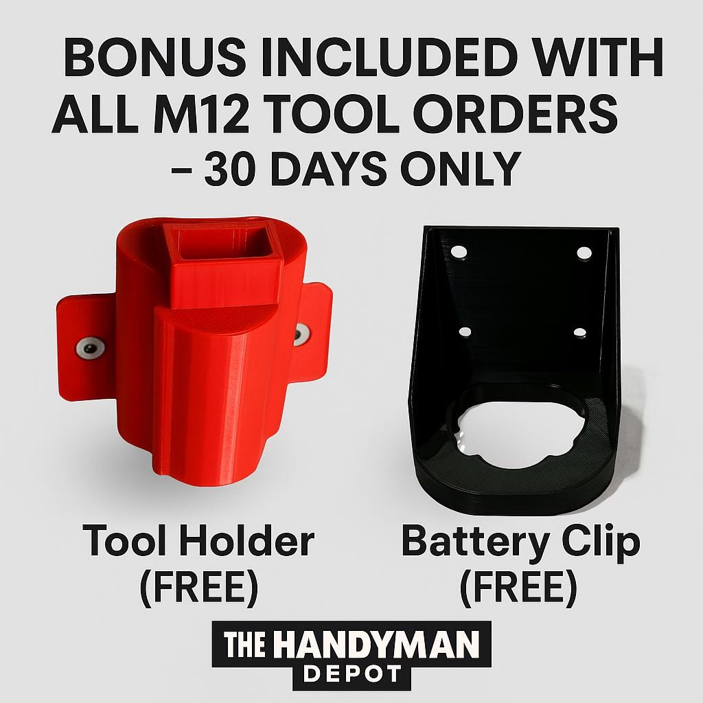 a pair of red and black toilet holders
