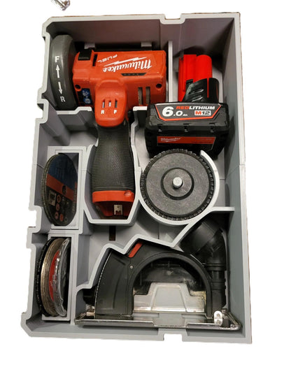Milwaukee Packout Insert to suit M12 Cutoff Tool – USA 2522-20 / AUS/UK M12FCOT Fits 2 & 3-Drawer Packout Systems
