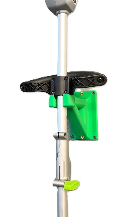 EGO String Trimmer Wall Mount Holder with Stud Spacing – Black & Green