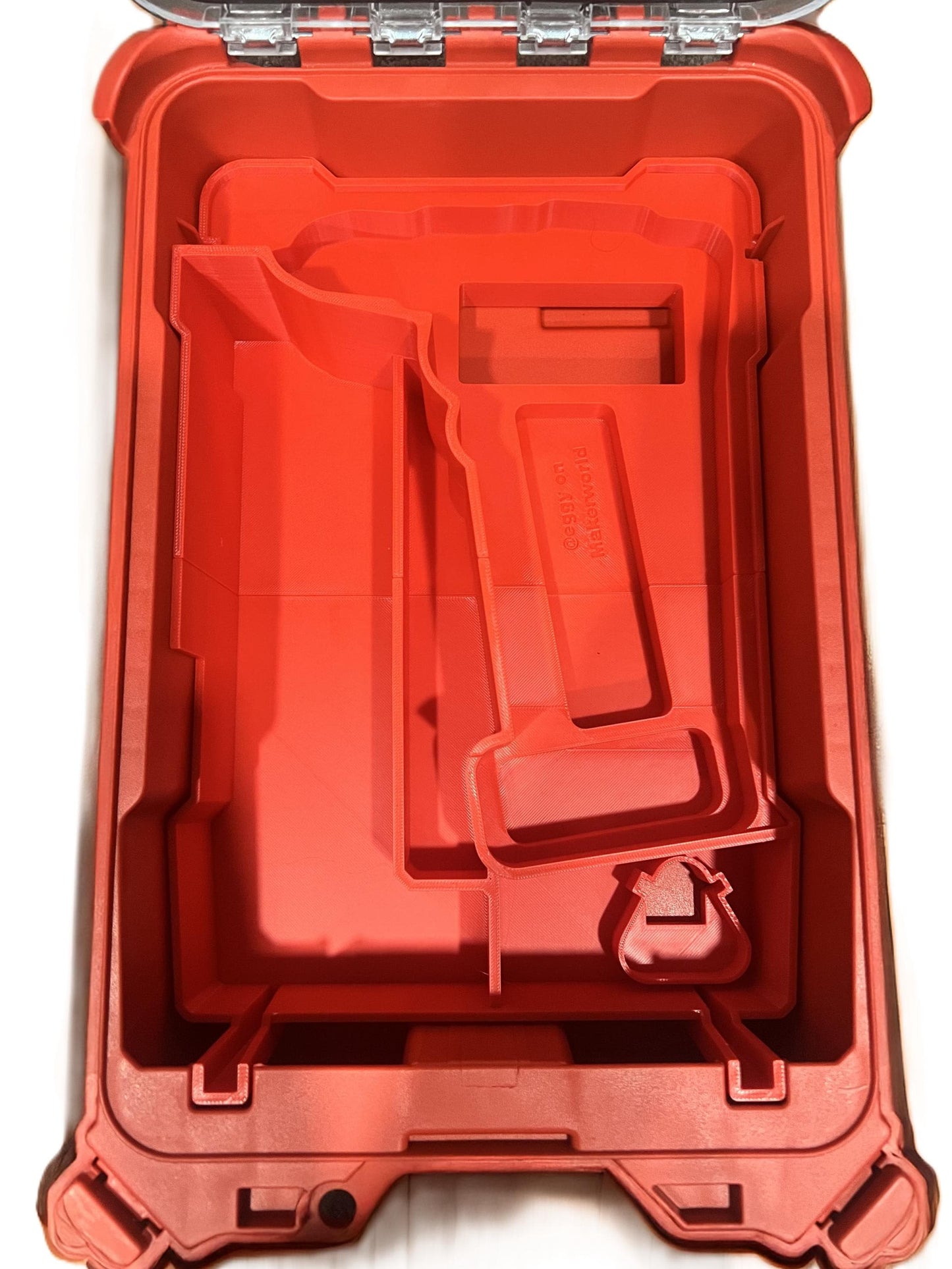 M12 Gen 3 Drill & Battery Organizer Insert | Fits 48228435 Packout | Aftermarket Storage Solution for Milwaukee Tools