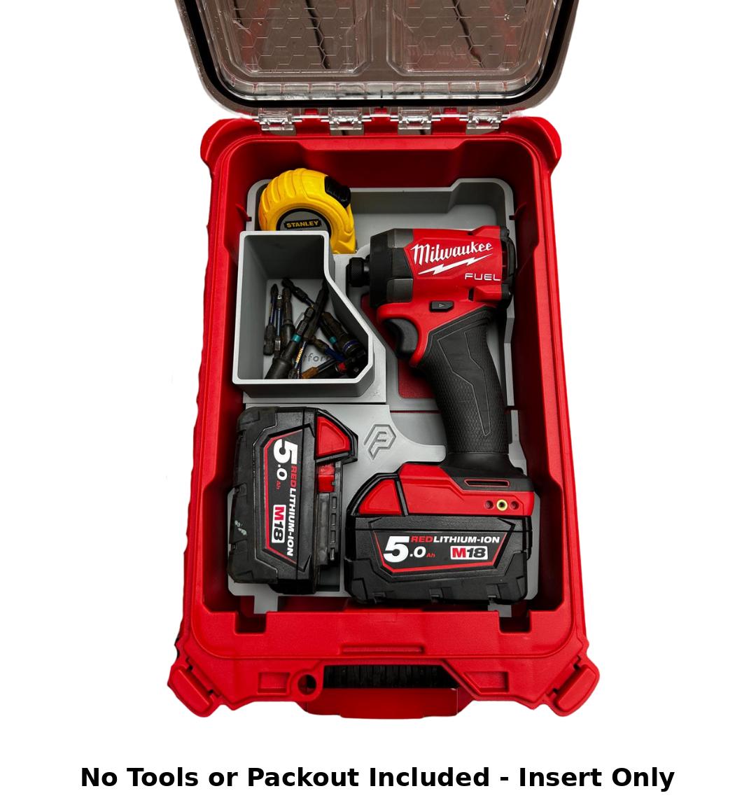 Packout Insert for M18 Gen 3 Impact Driver – Fits 48228430 | Compatible with 2853-20 (USA) and M18FID2 (AU) | Durable PETG Tool Tray