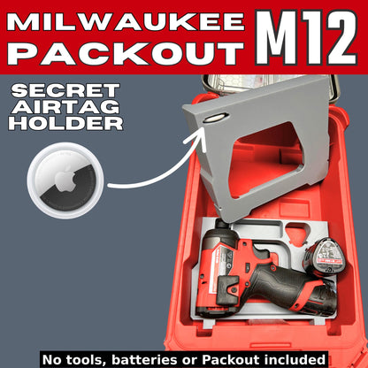 Packout Insert for M12 Impact Driver, Charger and Batteries – Fits 48-22-8435 | 3453-20, M12FID2-0 | 48-59-2401, C12C | M12B2, M12B4