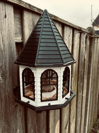 Two-Tone Bird Feeder House with Wall Mount – Australian Made