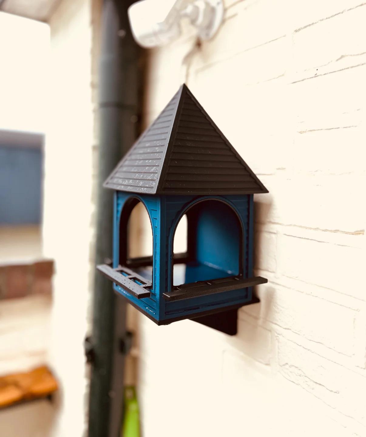 Classic Square Bird Bath & Water Bowl - Weatherproof PETG (Approx. 10" x 10" x 13") - Australian Made
